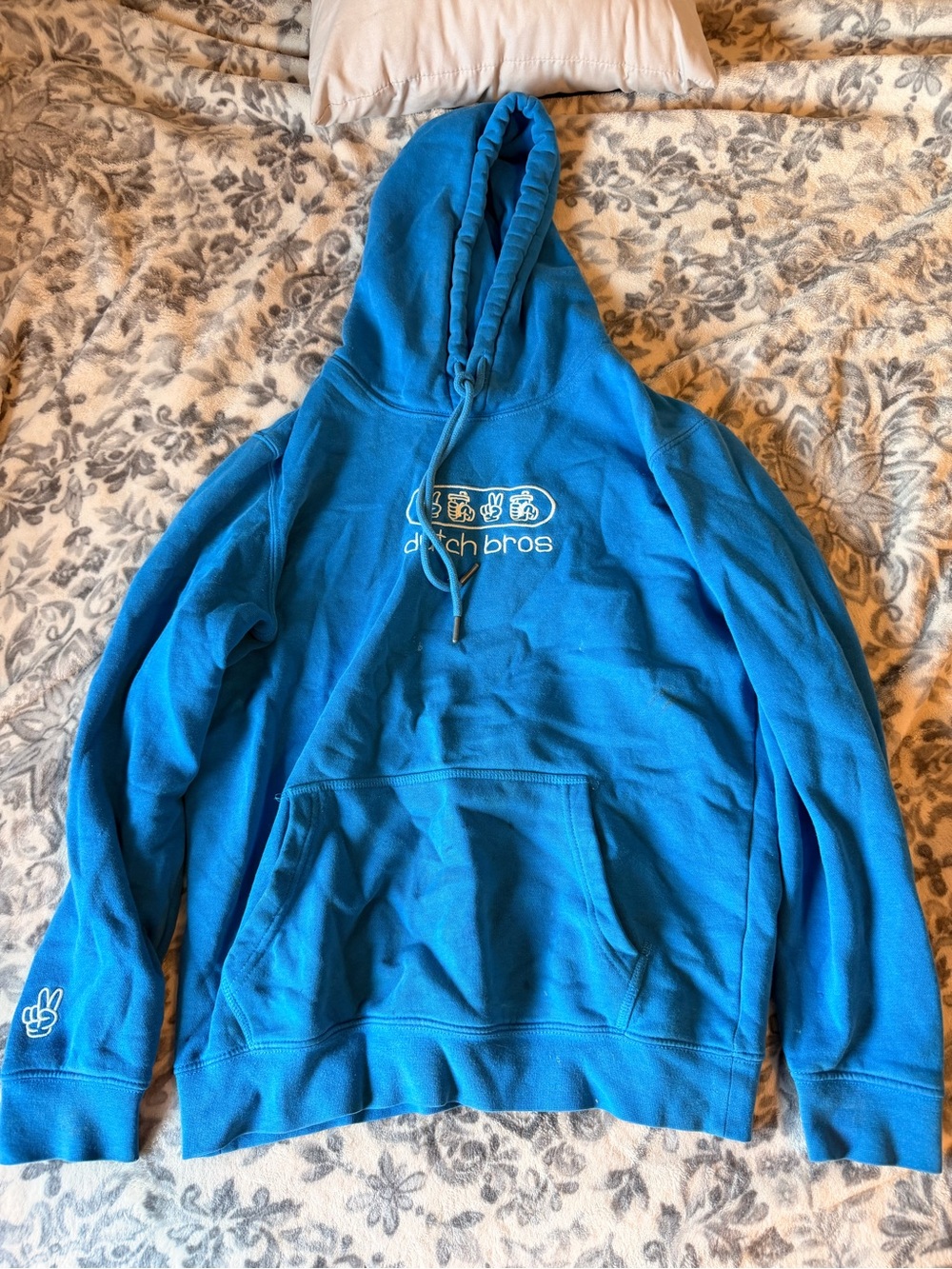 Dutch Bros Bright Blue Hoodie